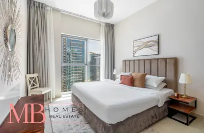 Apartment - 1 Bedroom - 2 Bathrooms for rent in Bellevue Tower 2 - Bellevue Towers - Downtown Dubai - Dubai