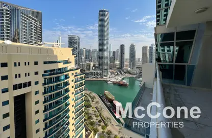 Water View image for: Apartment - 3 Bedrooms - 3 Bathrooms for rent in The Jewel Tower B - The Jewels - Dubai Marina - Dubai, Image 1