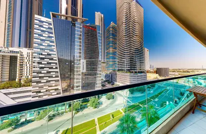 صورة لـ حوض سباحة شقة - 2 غرف نوم - 3 حمامات للبيع في برج أبر كريست - دبي وسط المدينة - دبي ، صورة رقم 1