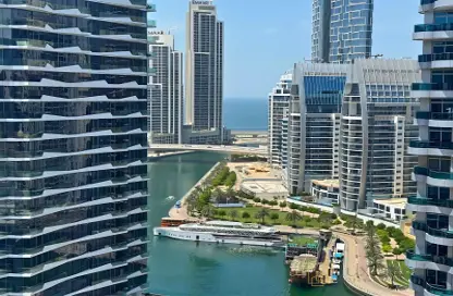 Apartment - 1 Bedroom - 2 Bathrooms for rent in Zumurud Tower - Dubai Marina - Dubai