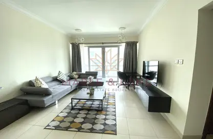 Living Room image for: Apartment - 1 Bedroom - 2 Bathrooms for sale in 8 Boulevard Walk - Mohammad Bin Rashid Boulevard - Downtown Dubai - Dubai, Image 1