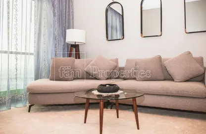 Living Room image for: Apartment - 2 Bedrooms - 2 Bathrooms for rent in 2020 Marquis - Arjan - Dubai, Image 1