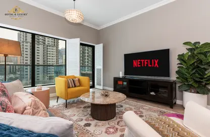 Apartment - 1 Bedroom - 1 Bathroom for rent in Time Place Tower - Dubai Marina - Dubai