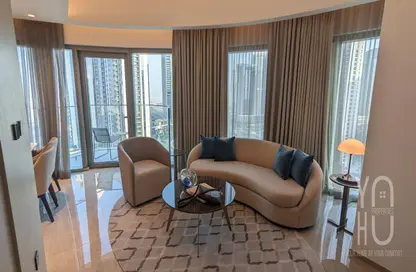 صورة لـ غرفة المعيشة شقة - 2 غرف نوم - 2 حمامات للايجار في أدريس برج هاربور بوينت 2 - أدريس هاربور بوينت - ميناء خور دبي (ذا لاجونز) - دبي ، صورة رقم 1