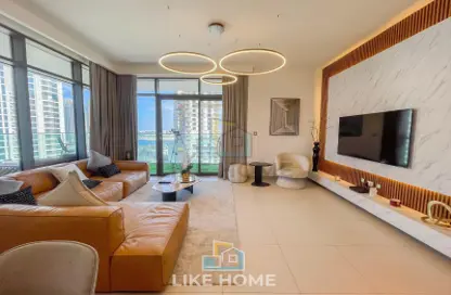 Living Room image for: Apartment - 2 Bedrooms - 2 Bathrooms for rent in The Cove Building 1 - The Cove - Dubai Creek Harbour (The Lagoons) - Dubai, Image 1