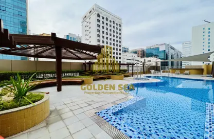Pool image for: Apartment - 1 Bedroom - 2 Bathrooms for rent in Al Mamoura - Muroor Area - Abu Dhabi, Image 1