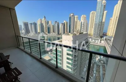 شقة - 2 غرف نوم - 3 حمامات للايجار في المجرة  1 - المجرة - دبي مارينا - دبي