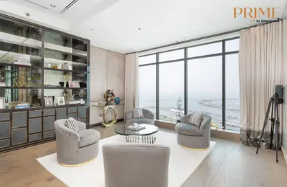 Living Room image for: Apartment - 5 Bedrooms - 7 Bathrooms for sale in Emirates Crown - Dubai Marina - Dubai, Image 1