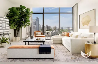 Living Room image for: Apartment - 2 Bedrooms - 3 Bathrooms for sale in Palace Residences - North - Dubai Creek Harbour (The Lagoons) - Dubai, Image 1