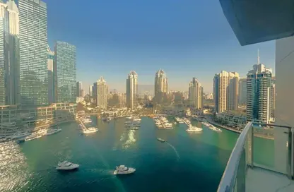 شقة - غرفة نوم - 2 حمامات للايجار في مارينا تيراس - دبي مارينا - دبي