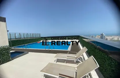 Apartment - 1 Bedroom - 2 Bathrooms for rent in Palm Tower 3 - Palm Towers - Al Majaz - Sharjah