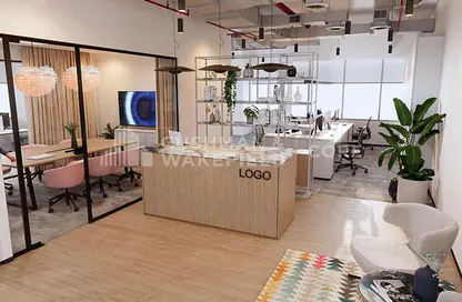 Living / Dining Room image for: Office Space - Studio for rent in Al Salam Tower - Dubai Media City - Dubai, Image 1