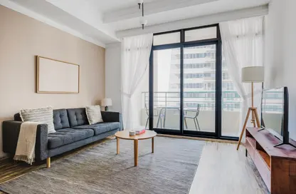 شقة - غرفة نوم - 1 حمام للايجار في مارينا كراون 1 - دبي مارينا - دبي شقة - غرفة نوم - 1 حمام للايجار في مارينا كراون 1 - دبي مارينا - دبي