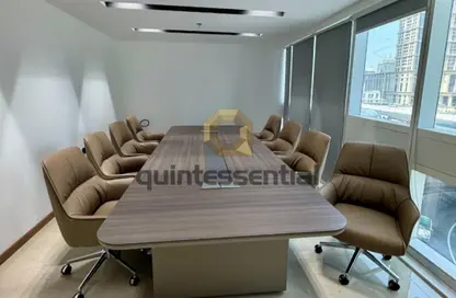 Business Centre - Studio - 2 Bathrooms for rent in The Court Tower - Business Bay - Dubai