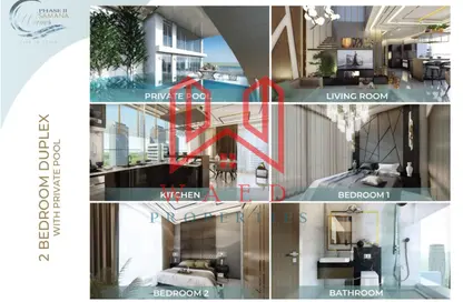 Apartment - 2 Bedrooms - 3 Bathrooms for sale in Jumeirah Village Circle - Dubai