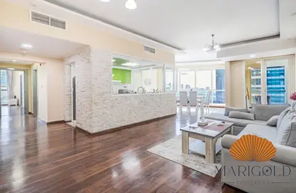 Apartment - 3 Bedrooms - 3 Bathrooms for rent in Jumeirah Bay X1 - JLT Cluster X - Jumeirah Lake Towers - Dubai
