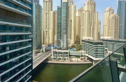 Apartment - Studio - 1 Bathroom for sale in Silverene Tower B - Silverene - Dubai Marina - Dubai