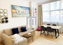 صورةغرفة المعيشة / غرفة الطعام لـ: شقة - 1 غرفة نوم - 2 حمامات للكراء في خليج الدرة - دبي مارينا - دبي, صورة 1