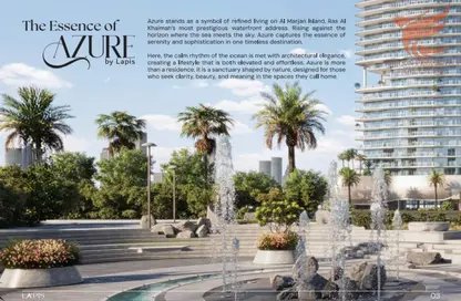 Apartment - 1 Bedroom - 2 Bathrooms for sale in Azure By Lapis - RAK Central - Ras Al Khaimah