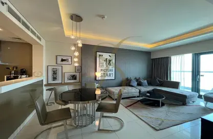 Living / Dining Room image for: Apartment - 2 Bedrooms - 2 Bathrooms for rent in Tower D - DAMAC Towers by Paramount - Business Bay - Dubai, Image 1