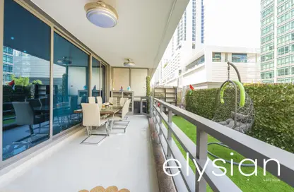 Balcony image for: Apartment - 4 Bedrooms - 5 Bathrooms for sale in Azure - Dubai Marina - Dubai, Image 1