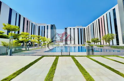 Pool image for: Apartment - 1 Bedroom - 2 Bathrooms for rent in Areej Apartments - Aljada - Sharjah, Image 1
