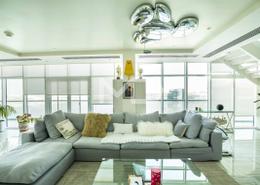 Living Room image for: Penthouse - 5 bedrooms - 7 bathrooms for sale in Al Naseem Residences C - Al Bandar - Al Raha Beach - Abu Dhabi, Image 1