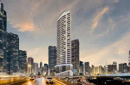 Apartment - 1 Bedroom - 2 Bathrooms for sale in Tower C1 - Ajman Pearl Towers - Ajman Downtown - Ajman