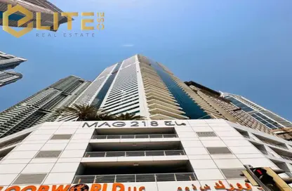 شقة - غرفة نوم - 2 حمامات للايجار في برج ماج 218 - دبي مارينا - دبي