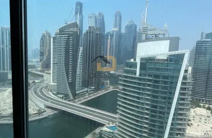 Outdoor Building image for: Apartment - 1 Bedroom - 1 Bathroom for sale in Time Place Tower - Dubai Marina - Dubai, Image 1