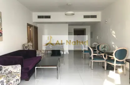 Living / Dining Room image for: Apartment - 1 Bedroom - 2 Bathrooms for rent in Burj Alkhair Dubai - Al Barsha South - Al Barsha - Dubai, Image 1