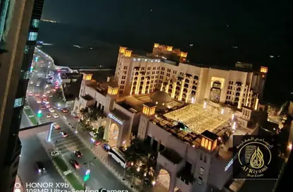 شقة - غرفة نوم - 2 حمامات للايجار في برج الكورنيش - طريق كورنيش عجمان - عجمان