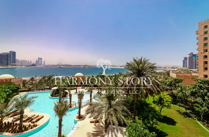 Apartment - 2 Bedrooms - 4 Bathrooms for rent in The Fairmont Palm Residence South - The Fairmont Palm Residences - Palm Jumeirah - Dubai