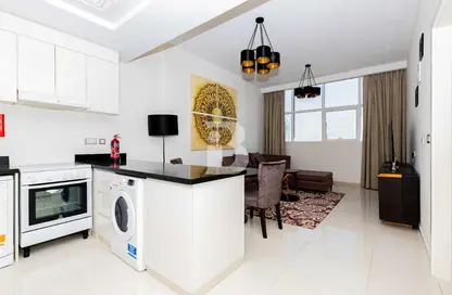 Kitchen image for: Apartment - 1 Bedroom - 1 Bathroom for rent in Ghalia - District 18 - Jumeirah Village Circle - Dubai, Image 1