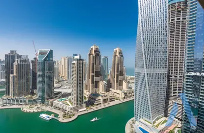 شقة - 3 غرف نوم - 4 حمامات للايجار في بوابة المارينا 2 - مارينا جيت - دبي مارينا - دبي
