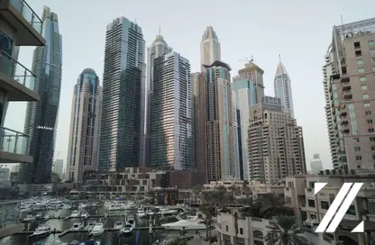Apartment - 1 Bedroom - 1 Bathroom for rent in Al Habtoor Tower - Dubai Marina - Dubai