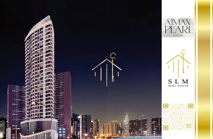 Apartment - 2 Bedrooms - 3 Bathrooms for sale in Tower C1 - Ajman Pearl Towers - Ajman Downtown - Ajman