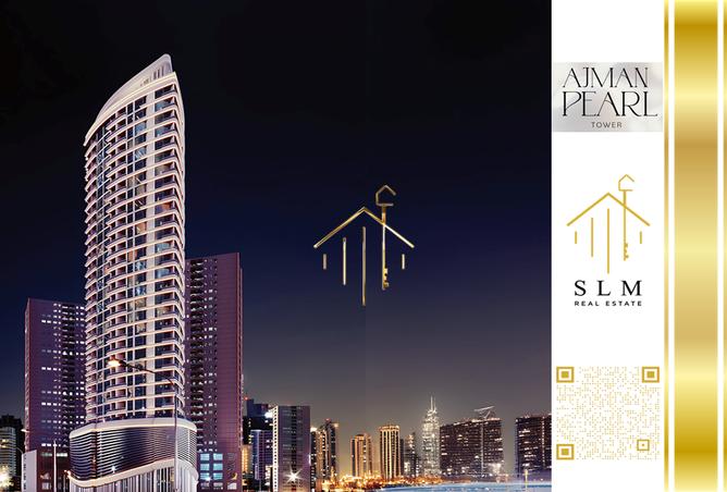 Apartment - 1 Bedroom - 2 Bathrooms for sale in Tower C1 - Ajman Pearl Towers - Ajman Downtown - Ajman