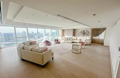 Living Room image for: Apartment - 4 Bedrooms - 5 Bathrooms for sale in MAG 5 - Marina Square - Al Reem Island - Abu Dhabi, Image 1