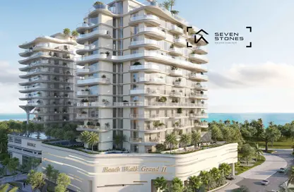 شقة - غرفة نوم - 2 حمامات للبيع في Beach Walk Residences 2 - بيتش ووك ريزيدنسز - جزر دبي - دبي