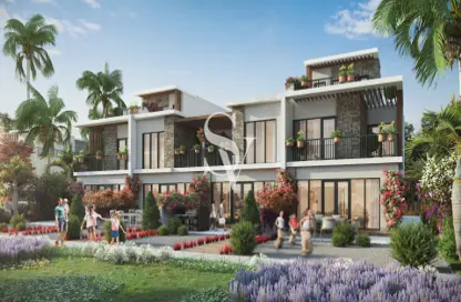Outdoor House image for: Townhouse - 4 Bedrooms - 5 Bathrooms for sale in Malta - Damac Lagoons - Dubai, Image 1