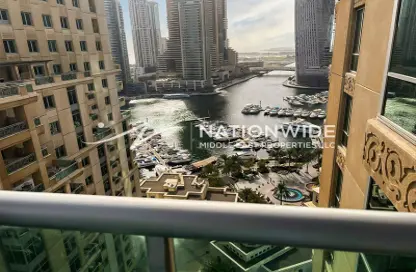 Apartment - 1 Bedroom - 2 Bathrooms for rent in Al Mesk Tower - Emaar 6 Towers - Dubai Marina - Dubai
