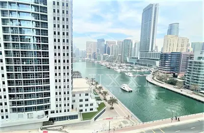 Water View image for: Apartment - 1 Bedroom - 1 Bathroom for rent in Sparkle Tower 1 - Sparkle Towers - Dubai Marina - Dubai, Image 1
