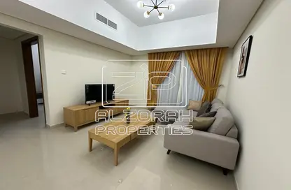 Living Room image for: Apartment - 1 Bedroom - 1 Bathroom for rent in Nuaimia One Tower - Al Nuaimiya - Ajman, Image 1