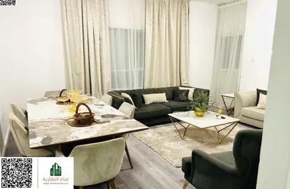 Apartment - 2 Bedrooms - 2 Bathrooms for rent in Orient Tower 1 - Orient Towers - Al Bustan - Ajman