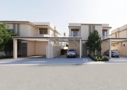 Outdoor House image for: Townhouse - 3 Bedrooms - 4 Bathrooms for sale in Canal Homes - Falcon Island - Al Hamra Village - Ras Al Khaimah, Image 1