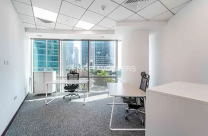 Office Space - Studio - 1 Bathroom for rent in North Tower - Emirates Financial Towers - DIFC - Dubai