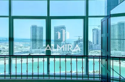 Balcony image for: Apartment - 1 Bathroom for rent in Sky Tower - Shams Abu Dhabi - Al Reem Island - Abu Dhabi, Image 1