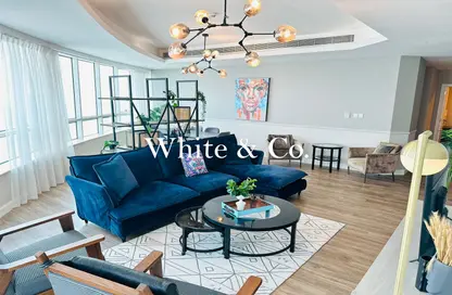 Apartment - 4 Bedrooms - 5 Bathrooms for rent in Horizon Tower - Dubai Marina - Dubai