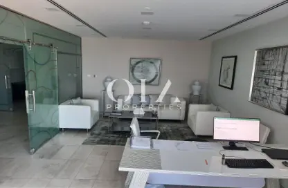 Living / Dining Room image for: Office Space - Studio - 1 Bathroom for sale in Addax port office tower - City Of Lights - Al Reem Island - Abu Dhabi, Image 1